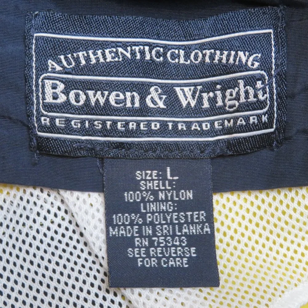 Bowen & Wright Swim Shorts Trunks Mens Large Green Blue Colorblock‎ Nylon LIned